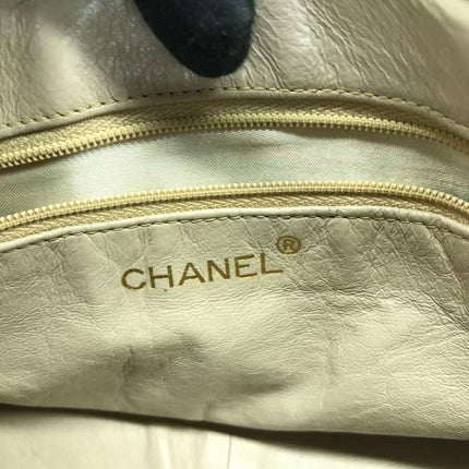 Chanel Medium Camera Case Bag Beige Caviar Leather Gold Hardware