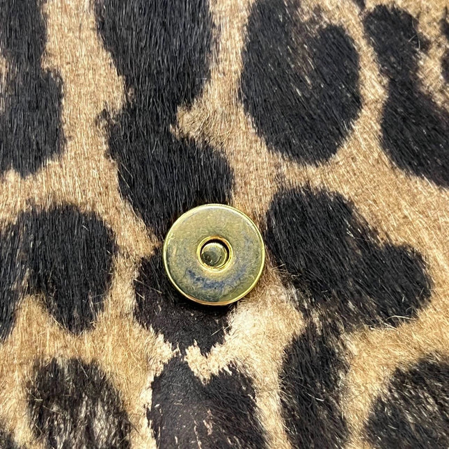 YSL Saint Laurent Kate Small Pony-style Calfskin Leather Leopard Print Tassle Crossbody Bag