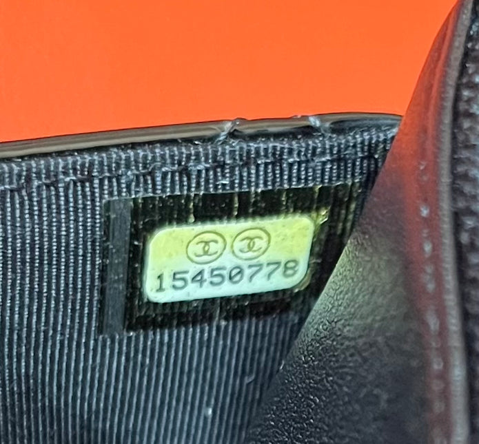 Chanel Wallet on Chain Classic Flap Black Patent Leather