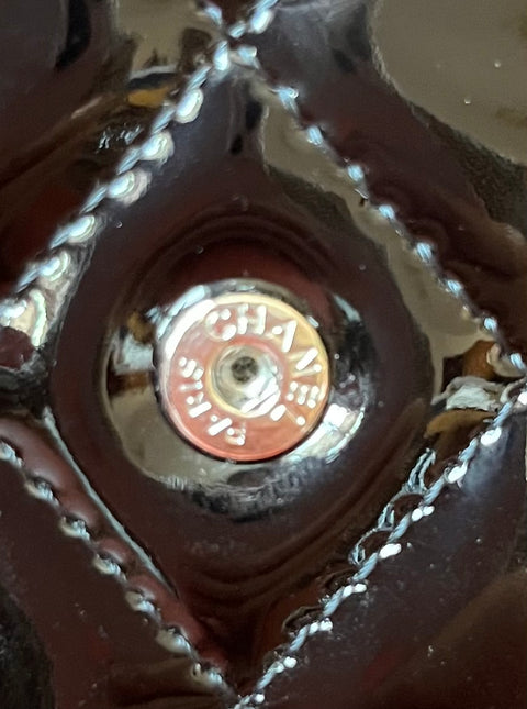 Chanel Wallet on Chain Classic Flap Black Patent Leather