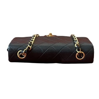 Chanel Vintage Classic Flap Mini Black Lambskin 24k Gold HW, 1989-1991