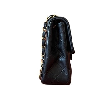 Chanel Vintage Classic Flap Mini Black Lambskin 24k Gold HW, 1989-1991