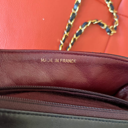 Chanel Vintage Classic Flap Mini Black Lambskin 24k Gold HW, 1989-1991