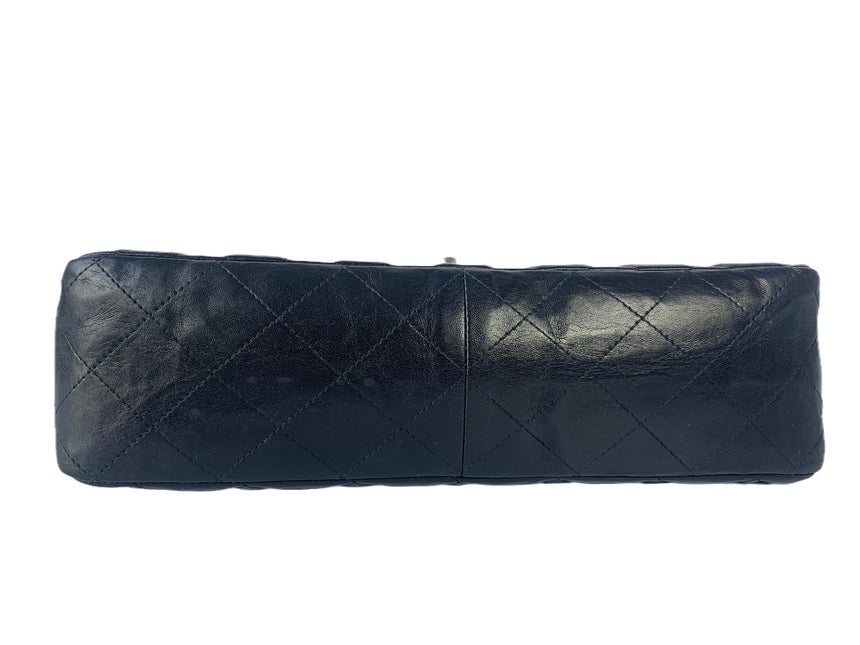 Sold Chanel Classic Flap Jumbo Large Black Lambskin Leather with Silver hardware