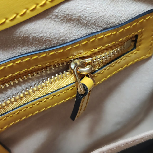 Gucci Jackie 1961 Yellow Leather Bag Small Shoulder Bag With Strap