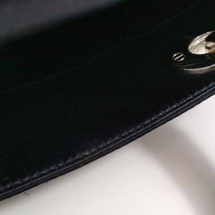 Lady Dior Mini Black Silk with Crystals Silver Hardware