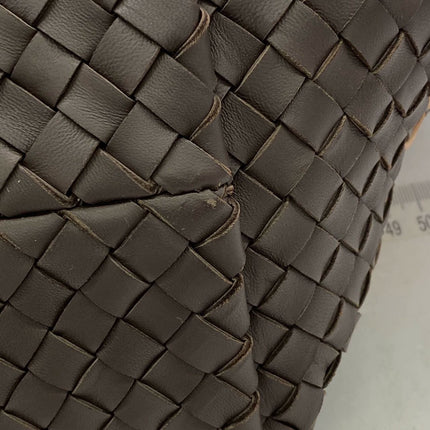 Bottega Veneta Cabat Tote Intreccio Leather Multicolor Brown Burgundy Beige 42cm