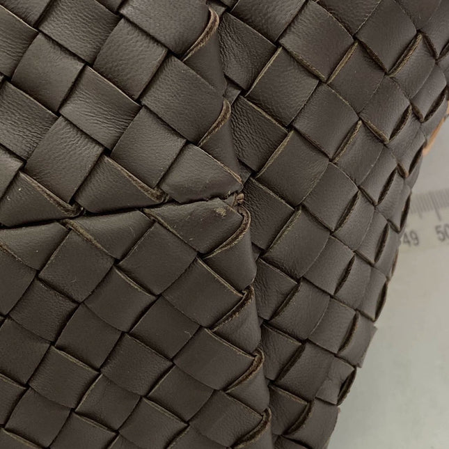 Bottega Veneta Cabat Tote Intreccio Leather Multicolor Brown Burgundy Beige 42cm