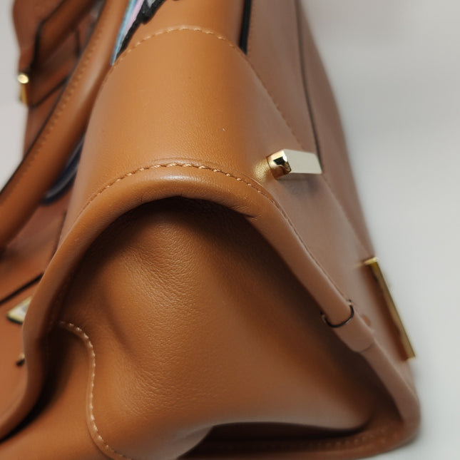 Loewe x Star Wars Amazona Medium 36 Tan Brown Stamps Leather With Strap