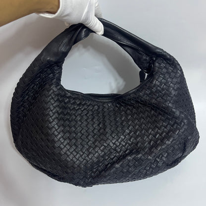 Bottega Veneta Belly Hobo Intrecciato Black Large 50cm