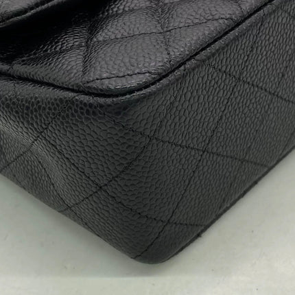 Chanel Classic Flap Mini Black Caviar Silver Hardware 2017-18