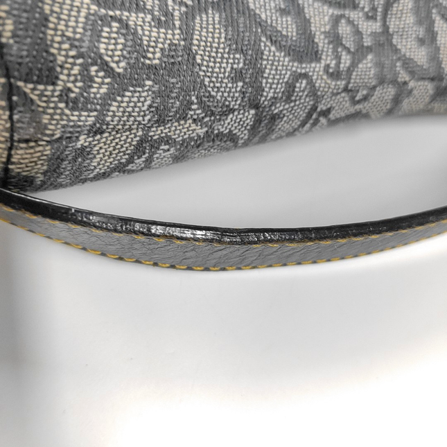 Dior Saddle Vintage Navy Oblique with Multicolor Silk Lining