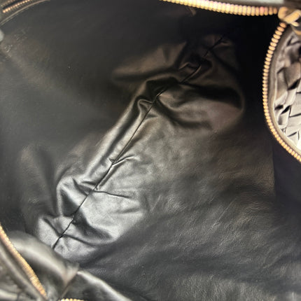 Bottega Veneta Jodie Small Black Lambskin Leather Silver Hardware