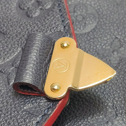 Louis Vuitton Pochette Métis Monogram Empreinte Leather Navy