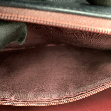 Chanel 1996 Vintage Classic Maxi Flap Black Lambskin Leather Giant CC 24 Gold Hardware