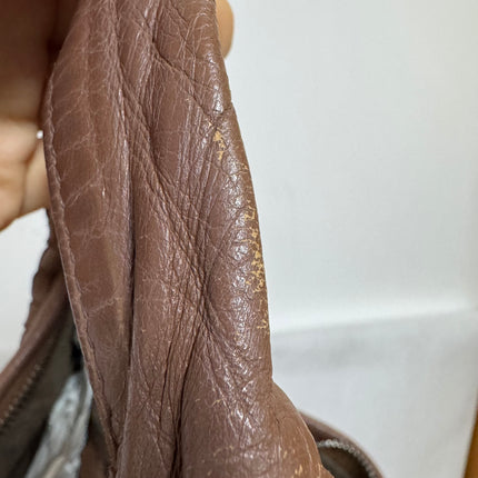 Bottega Veneta Intrecciato Hobo Bag Medium Brown Lambskin leather 40cm