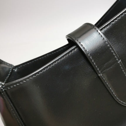 Sold Gucci Jackie 1961 Black Leather Bag Small with Adjustable Strap