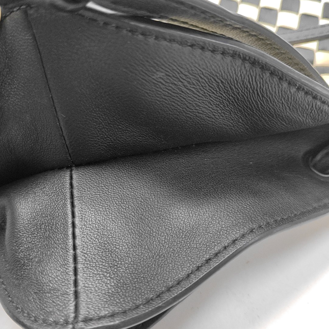 Bottega Veneta Intrecciato Check Palio Crossbody Bag 2018