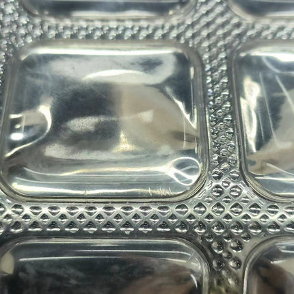 Sold Chanel Ice Cube Chocolate Bar Classic Flap Metallic Silver PVC with Leather