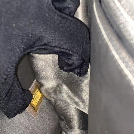 Sold Chanel Ice Cube Chocolate Bar Classic Flap Metallic Silver PVC with Leather