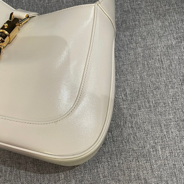 Sold Gucci Jackie 1961 White Leather Bag Small Missing Strap