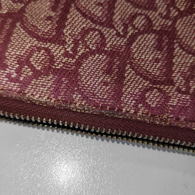 Sold Dior Trotter Mini Saddle bag Burgundy Red Oblique