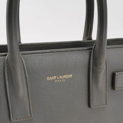 Sold Saint Laurent Sac De Jour Nano Black Leather Handbag