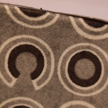 Chanel 2002 Coco Flap Top Handle Box Bag Velvet Grey