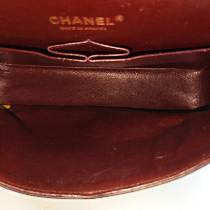 Chanel Timeless Classic Flap Medium Black Lambskin Leather Gold Hardware