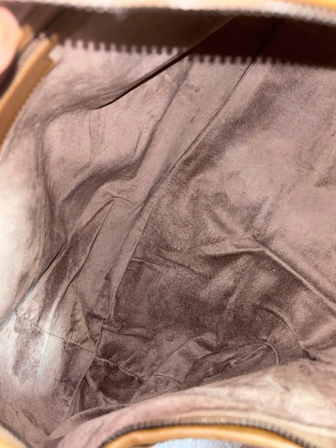 Bottega Veneta Belly Hobo Intreccio Leather Two-tone Brown Large 50cm