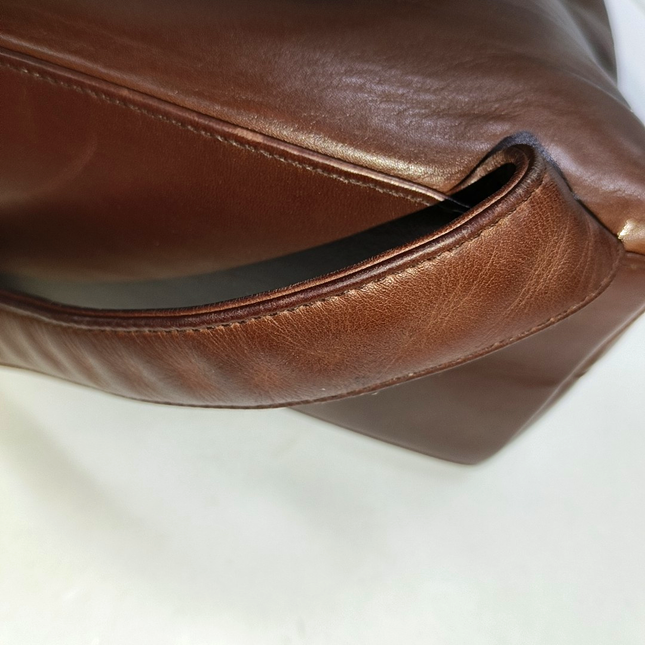 Chanel Vintage Backpack Tan Brown Calfskin Leather