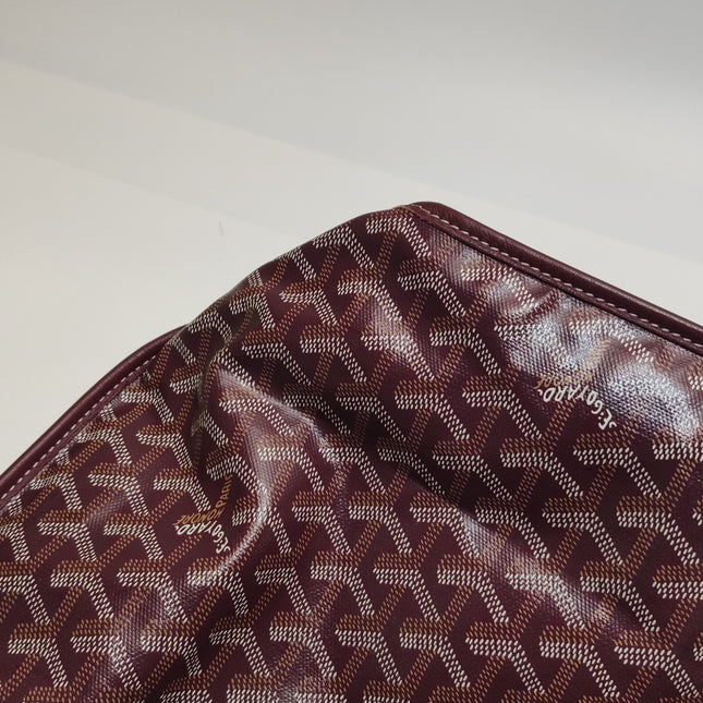 Goyard Anjou PM Medium Tote Burgundy Reversible Leather Lining