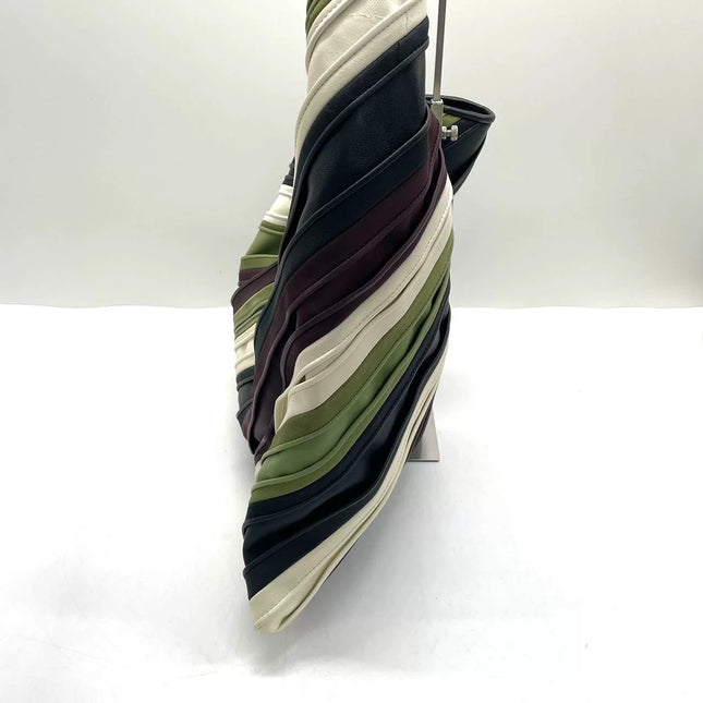 Bottega Veneta Hop Large Stripe Leather Hobo Bag 54cm