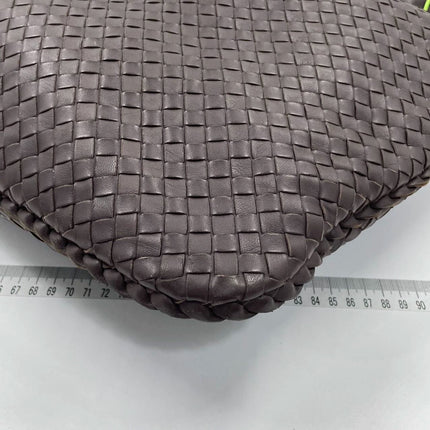 Sold Bottega Veneta Hobo Bag Large Dark Brown Lambskin leather