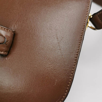 Sold Gucci 1955 Horsebit Shoulder Bag Caramel Brown Small Leather