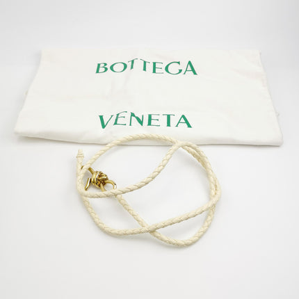 Bottega Veneta Andiamo Small Butter Yellow Fish Scale Patent Leather Handbag