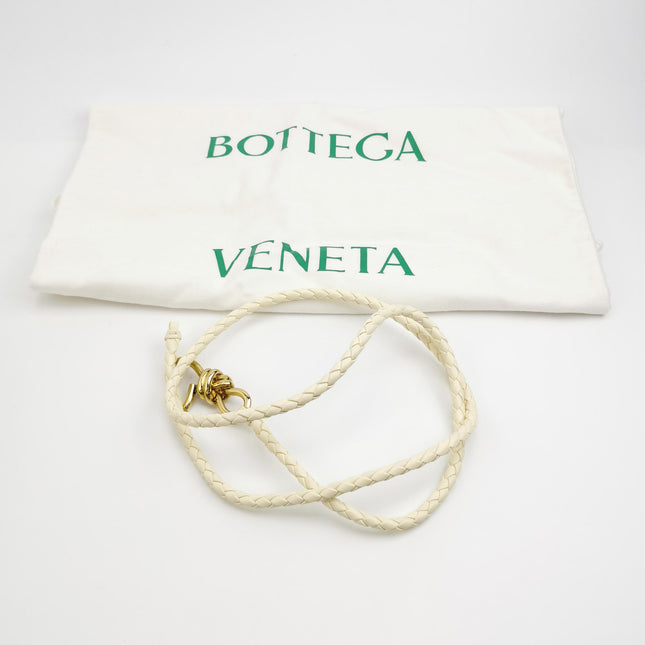 Bottega Veneta Andiamo Small Butter Yellow Fish Scale Patent Leather Handbag