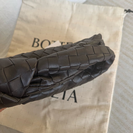 Bottega Veneta Jodie Mini Dark Chocolate Brown Leather