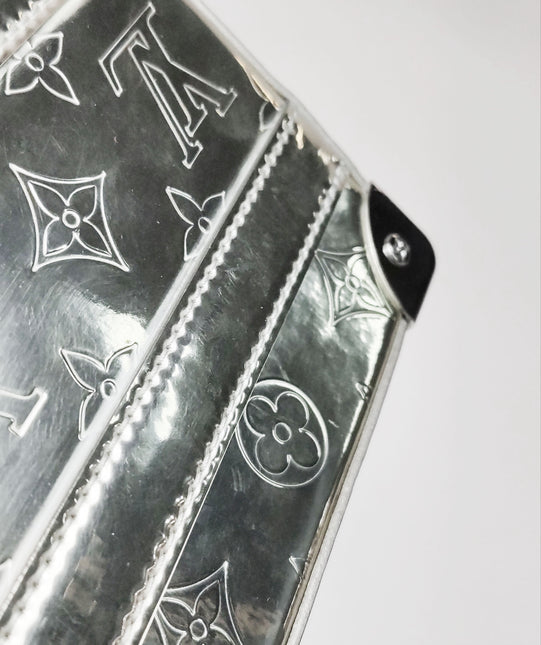Louis Vuitton Soft Trunk Silver Patent Leather Monogram Crossbody Bag