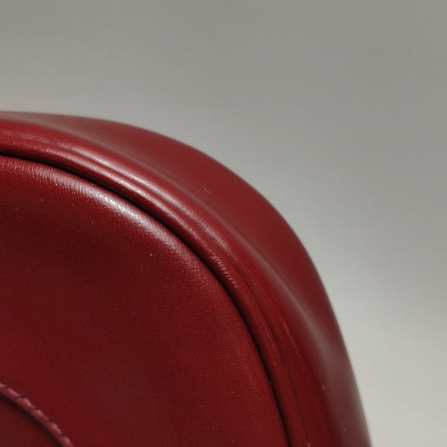 Gucci Jackie 1961 Red Burgundy Leather Bag Small Shoulder Bag