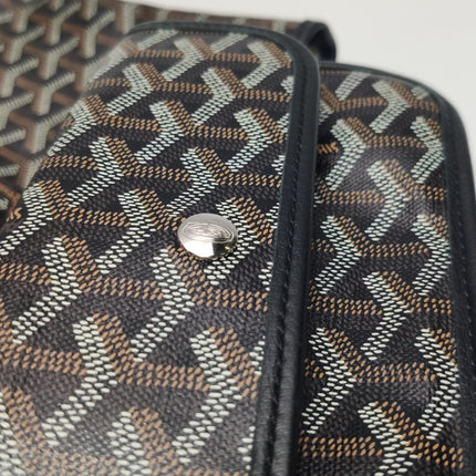 Goyard Saint Louis GM Tote Large Black Goyardine Canvas 2019