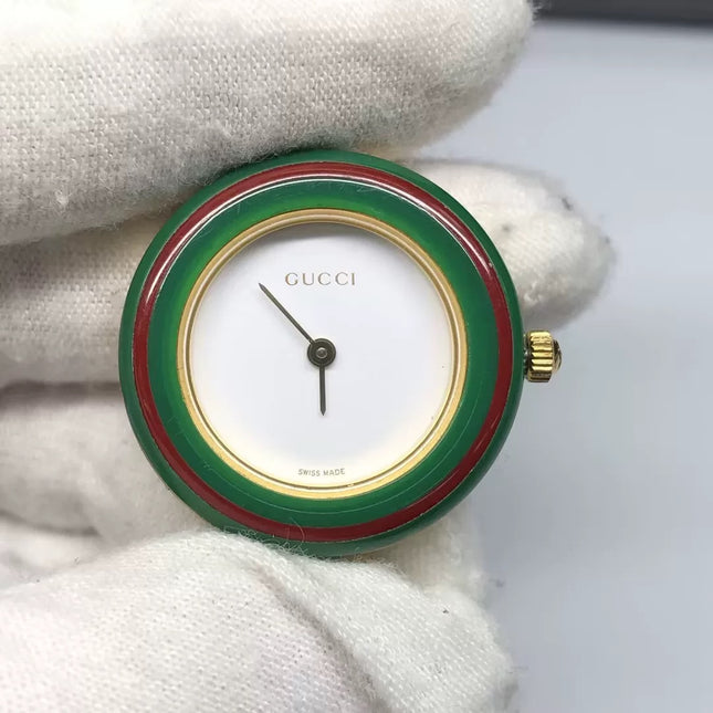 Gucci Play Watch Rainbow Interchangable Ceramic Bazel Bangle Watch 12 Colors
