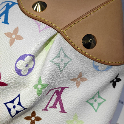 Louis Vuitton x Takashi Murakami Judy Medium White Multicolor