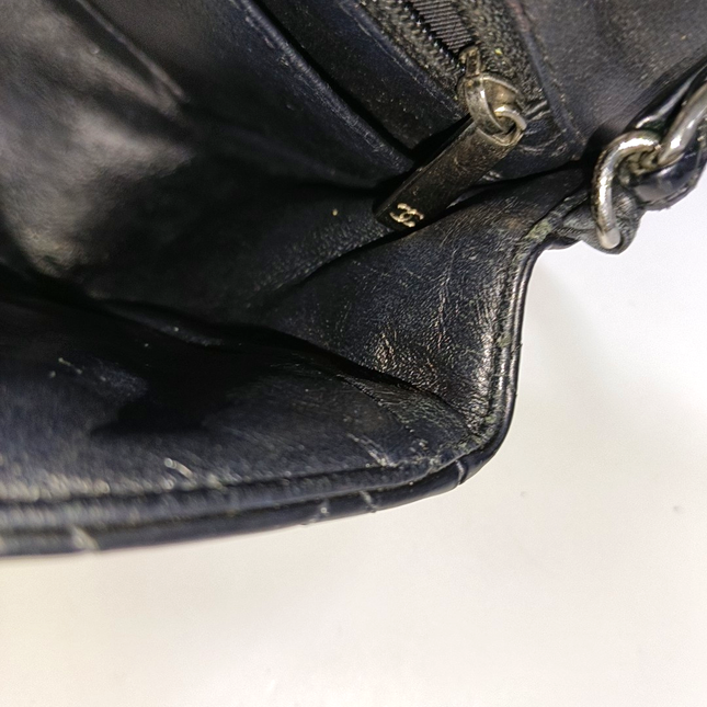 Sold Chanel Classic Flap Mini Square Black Patent Lambskin Crossbody Bag, 2012-2013