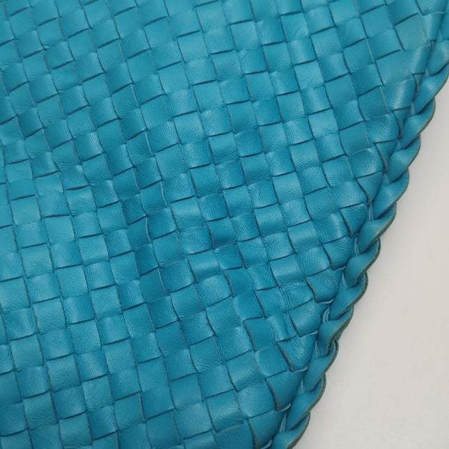 Bottega Veneta Veneta Hobo Maxi Blue Intrecciato Leather 52cm