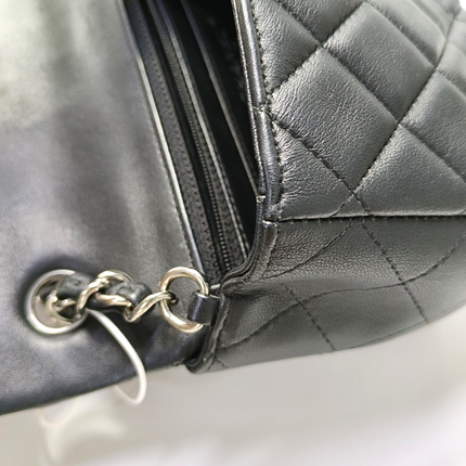 Chanel Classic Flap Rectangular Mini Midnight Navy Black Lambskin