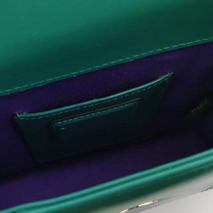 Sold Bvlgari Serpenti Forever Small Leather Crossbody Bag Green
