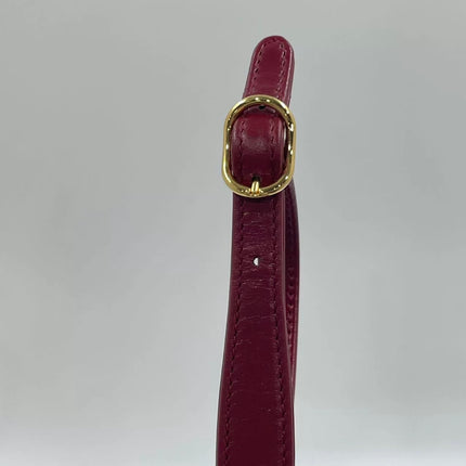 Gucci Jackie 1961 Mini Red Burgundy Leather Bag