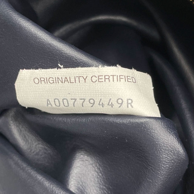 Bottega Veneta Hop Large Leather Navy Hobo Bag 55cm