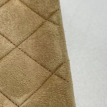 Chanel Diana Bag Medium Suede Beige with 24k Gold Plated Hardware